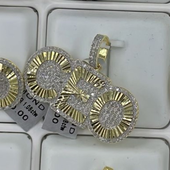 REAL DIAMOND CEO pendant charm custom NOT CZ SALE! - Picture 8 of 8